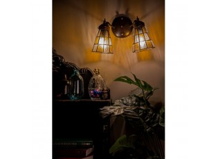 Nástěnná lampa Tiffany Chessboa - 30*23*23 cm E14/max 2*25W