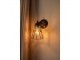 Nástěnná Tiffany lampa žluté detaily YelloRhom - 17*12*23 cm E14/max 1*40W Clayre & Eef