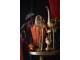 Zlatý antik svícen s papouškem Parrot antique - 9*8*28 cm Light & Living