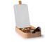 Stolní kosmetické zrcadlo s boxem z vrbového dřeva Willow - 23*13*3,5cm HKLIVING