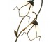 Bílá stolní lampa Tiffany Folwia White - 35*18*61 cm E14/max 2*25W Clayre & Eef