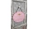 Růžová závěsná kovová cedule s řetízkem Princess - 25*20 cm Ostatn&iacute;