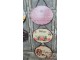Růžová závěsná kovová cedule s řetízkem Princess - 25*20 cm Ostatn&iacute;