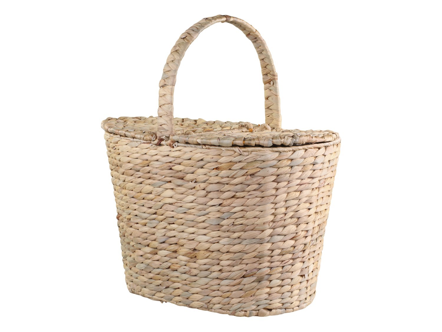 Přírodní piknikový koš z vodního hyacintu Picnic - 43*29*49cm Chic Antique Přírodní piknikový koš z vodního hyacintu Picnic - 43*29*49cm Chic Antique