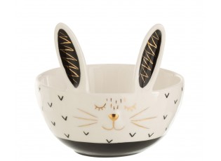 Keramická miska s oušky králíček Rabbito - Ø12*11 cm