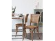 Přírodní ratanová židle s výpletem Old French chair - 45*40*88 cm Chic Antique