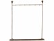 Bronzová antik závěsná šperkovnice na šperky a řetízky Vio - 33*6*37 cm Chic Antique