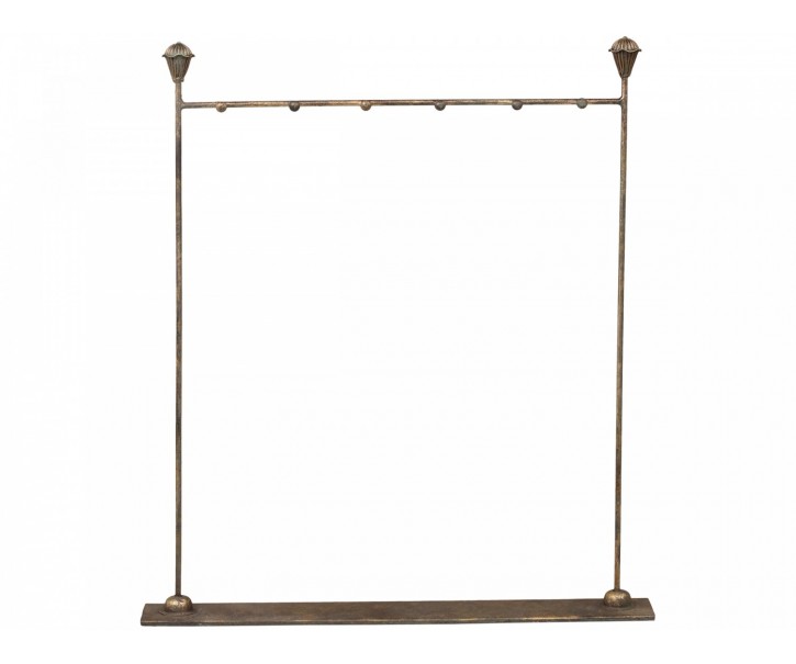 Bronzová antik závěsná šperkovnice na šperky a řetízky Vio - 33*6*37 cm Chic Antique