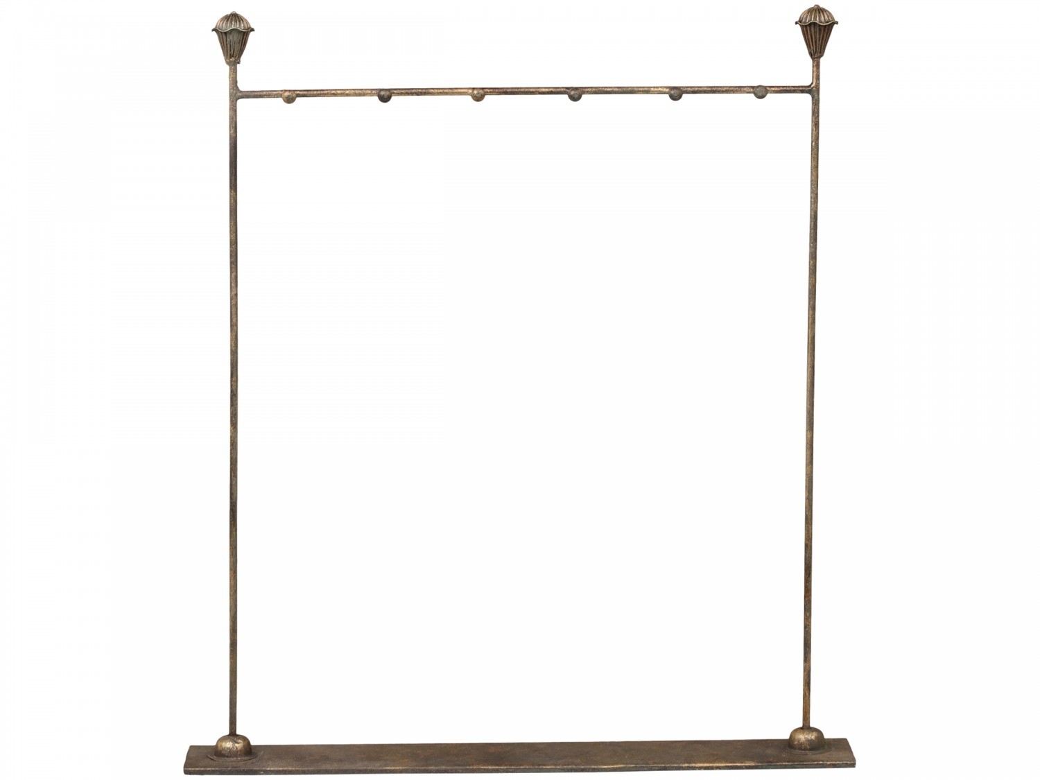 Bronzová antik závěsná šperkovnice na šperky a řetízky Vio - 33*6*37 cm