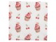Bílé papírové ubrousky s dortíčky Cherry Cupcake - 33*33 cm (20ks) Clayre & Eef