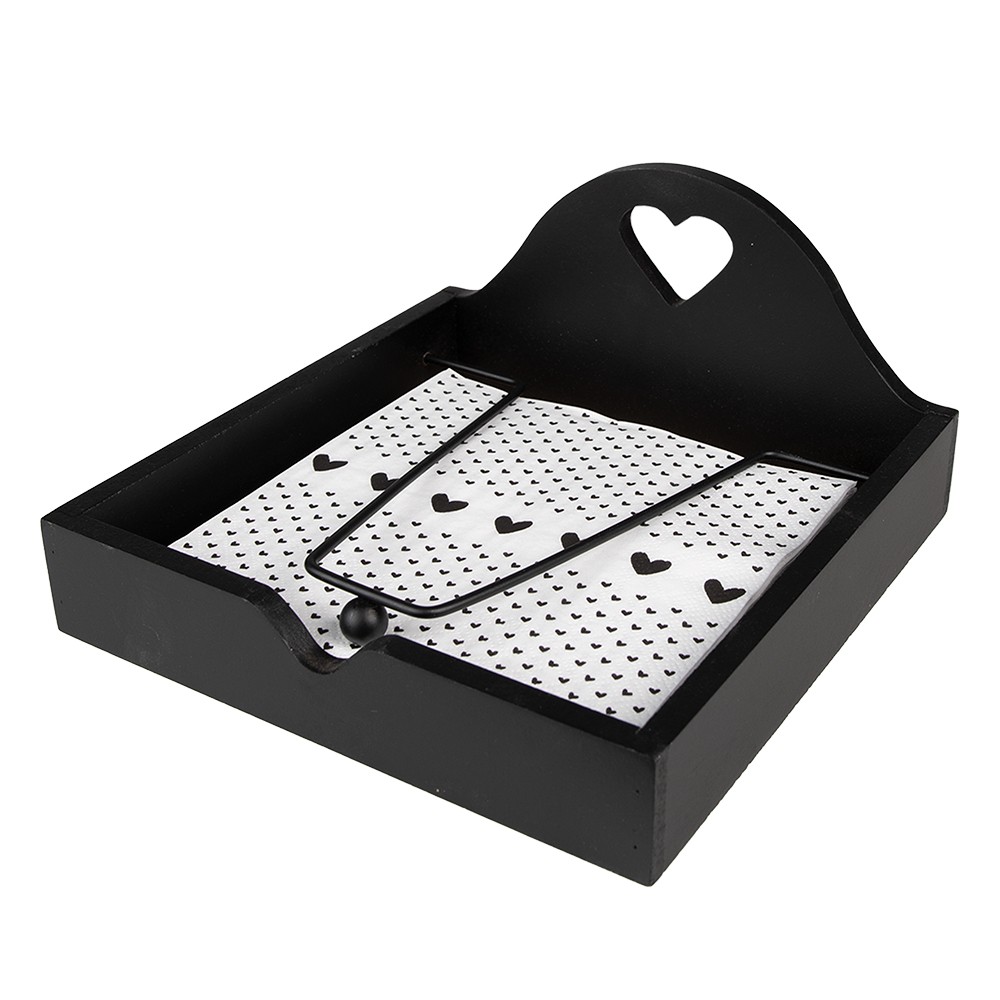Papírové ubrousky se srdíčky Love Birds - 33*33 cm (20ks) Clayre & Eef Papírové ubrousky se srdíčky Love Birds - 33*33 cm (20ks) Clayre & Eef