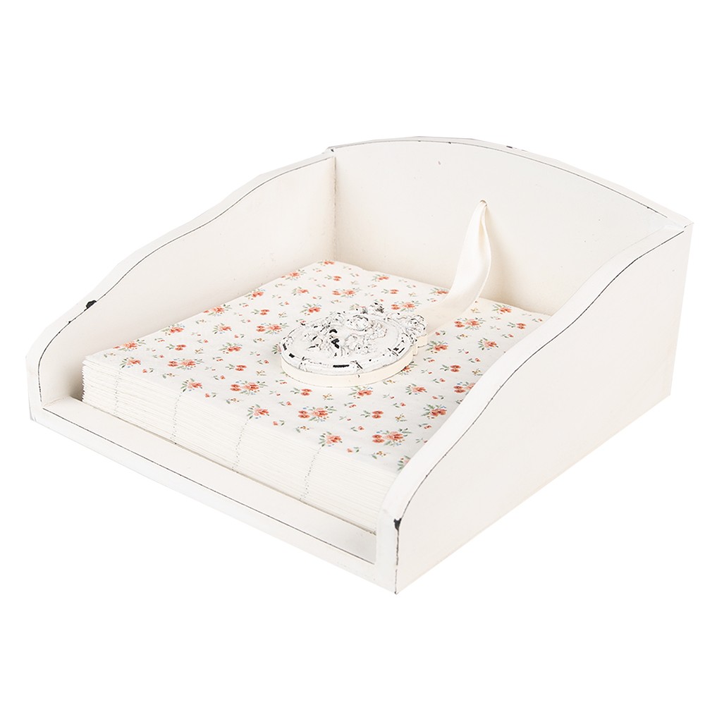 Papírové ubrousky Little Rose Collection - 33*33 cm (20ks) Clayre & Eef Papírové ubrousky Little Rose Collection - 33*33 cm (20ks) Clayre & Eef
