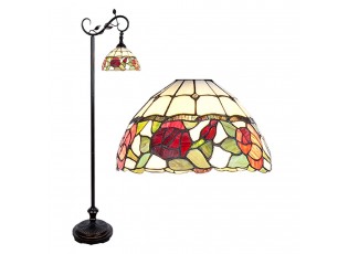 Stojací lampa Tiffany Rosalin - 40*27*152 cm / E27/60w