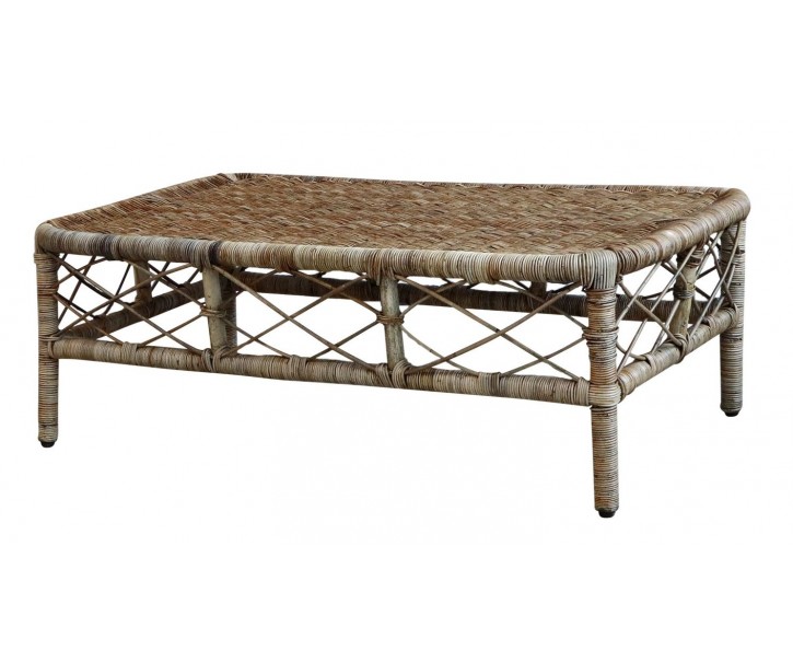 Přírodní ratanový coffee stolek Nantes - 105*60*35 cm Chic Antique