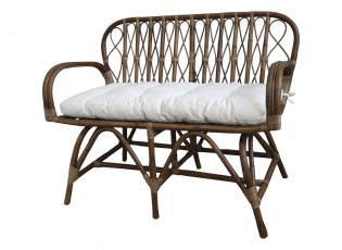 Hnědá ratanová pohovka Anor Wicker - 107*60*85cm