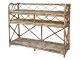 Ratanový regál s policemi Service table - 118*40*92cm Chic Antique
