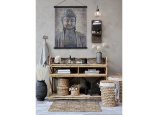 Ratanový regál s policemi Service table - 118*40*92cm