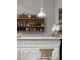 BBéžové antik kovové závěsné světlo Factory Lamp - Ø32*40 cm Chic Antique