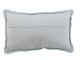 Pomněnkový bavlněný polštář s krajkou Lace blue - 50*10*30cm J-Line by Jolipa
