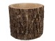 Přírodní květináč z kmene stromu Paulownia - Ø 35*30cm J-Line by Jolipa