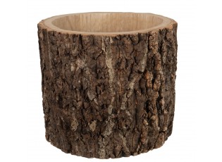 Přírodní květináč z kmene stromu Paulownia - Ø 35*30cm