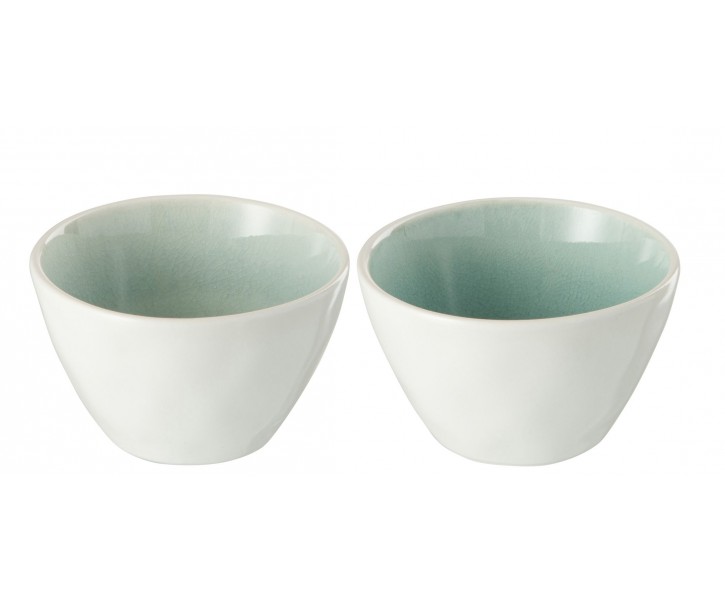 Sada 2ks modrá miska Apero - Ø 10*6 cm J-Line by Jolipa