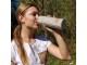 Béžový filcový obal na skleněnou láhev - Ø 7*21cm / 450ml a 650ml Goodways