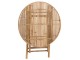 Přírodní bambusový kulatý skládací stůl Bamboo Pliable - Ø 90*76cm J-Line by Jolipa