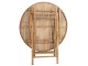 Přírodní bambusový kulatý skládací stůl Bamboo Pliable - Ø 90*76cm J-Line by Jolipa