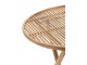 Přírodní bambusový kulatý skládací stůl Bamboo Pliable - Ø 90*76cm J-Line by Jolipa