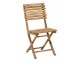 Přírodní bambusová skládací židle Bamboo Pliable - 54*45*85cm J-Line by Jolipa