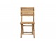 Přírodní bambusová skládací židle Bamboo Pliable - 54*45*85cm J-Line by Jolipa