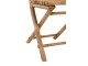 Přírodní bambusová skládací židle Bamboo Pliable - 54*45*85cm J-Line by Jolipa