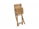 Přírodní bambusová skládací židle Bamboo Pliable - 54*45*85cm J-Line by Jolipa