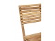 Přírodní bambusová skládací židle Bamboo Pliable - 54*45*85cm J-Line by Jolipa