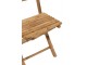 Přírodní bambusová skládací židle Bamboo Pliable - 54*45*85cm J-Line by Jolipa