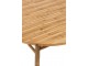 Přírodní bambusový kulatý konferenční stůl Bamboo Pliable - Ø 120*46cm J-Line by Jolipa