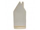 Béžový porcelánový domek s LED světýlky Chrie - 8*5*18 cm Clayre & Eef
