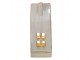 Béžový porcelánový domek s LED světýlky - 7*6*15 cm Clayre & Eef