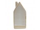 Béžový porcelánový domek s LED světýlky - 5*5*12 cm Clayre & Eef