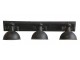 Industriální černé antik kovové nástěnné světlo Fact ceiling - 85*19*30cm / E14 Chic Antique