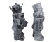 2ks šedá antik dekorace Louskáček - 11*8*21 cm Clayre & Eef