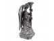 Šedý antik svícen Anděl - 15*14*29 cm Clayre & Eef