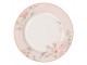Porcelánový jídelní talíř s růžovými květy Rosa - Ø 27*2 cm Clayre & Eef