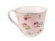 Růžový porcelánový šálek s podšálkem Laverne - Ø 15*8 / 250 ml Clayre & Eef