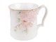 Porcelánový hrnek s růžovými květy Rosa - 13*9*9 cm / 414 ml Clayre & Eef
