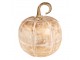 Zlatá dekorativní dřevěná socha dýně Pumpkin - Ø20*20 cm Clayre & Eef