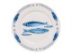 Porcelánový jídelní talíř s rybkami Fish Blue - Ø 26*2 cm Clayre & Eef