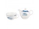Tea for One s rybkami Fish Blue - 17*11*14 cm / 400 ml / 250 ml Clayre & Eef