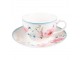 Porcelánový šálek s podšálkem Meadow - 12*8*10 cm / Ø15*2 cm / 230 ml Clayre & Eef